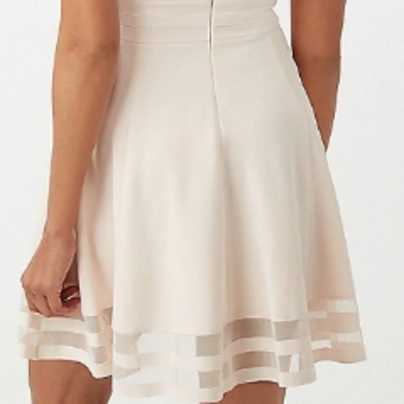 NWT Calvin Klein Fit Flare Sleeveless Dress Pink 8 - Picture 3 of 13